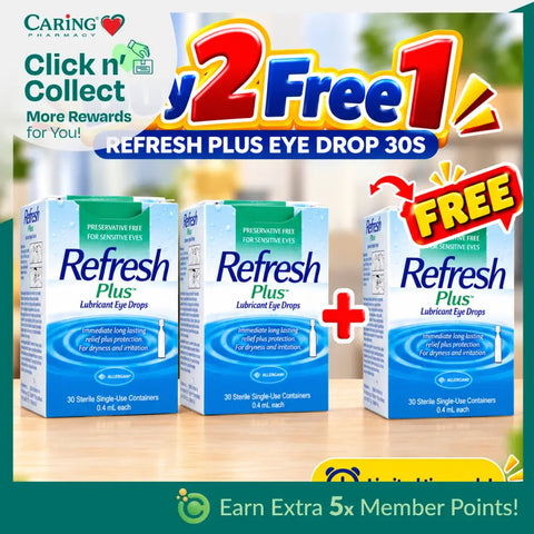 REFRESH PLUS EYE DROP 30S