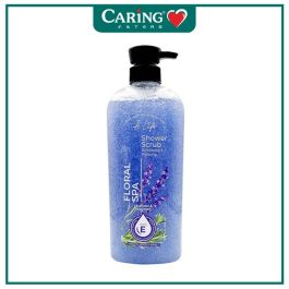 A LIFE SHOWER SCRUB FLORAL SPA LAVENDER ROSEMARY 700ML Caring