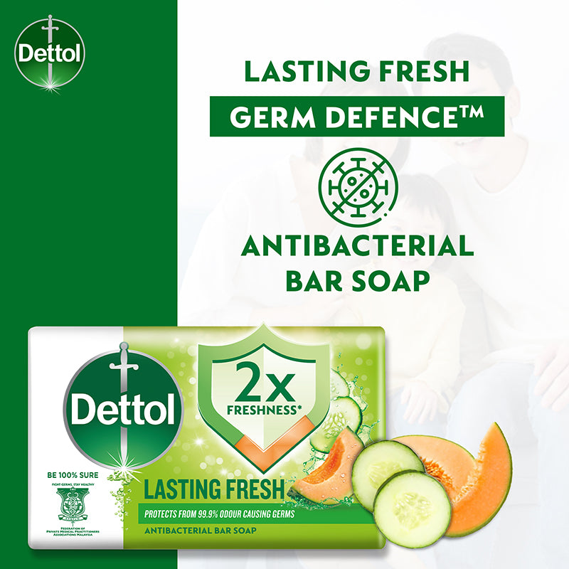 DETTOL BAR SOAP LASTING FRESH 105GX4S (B3F1)