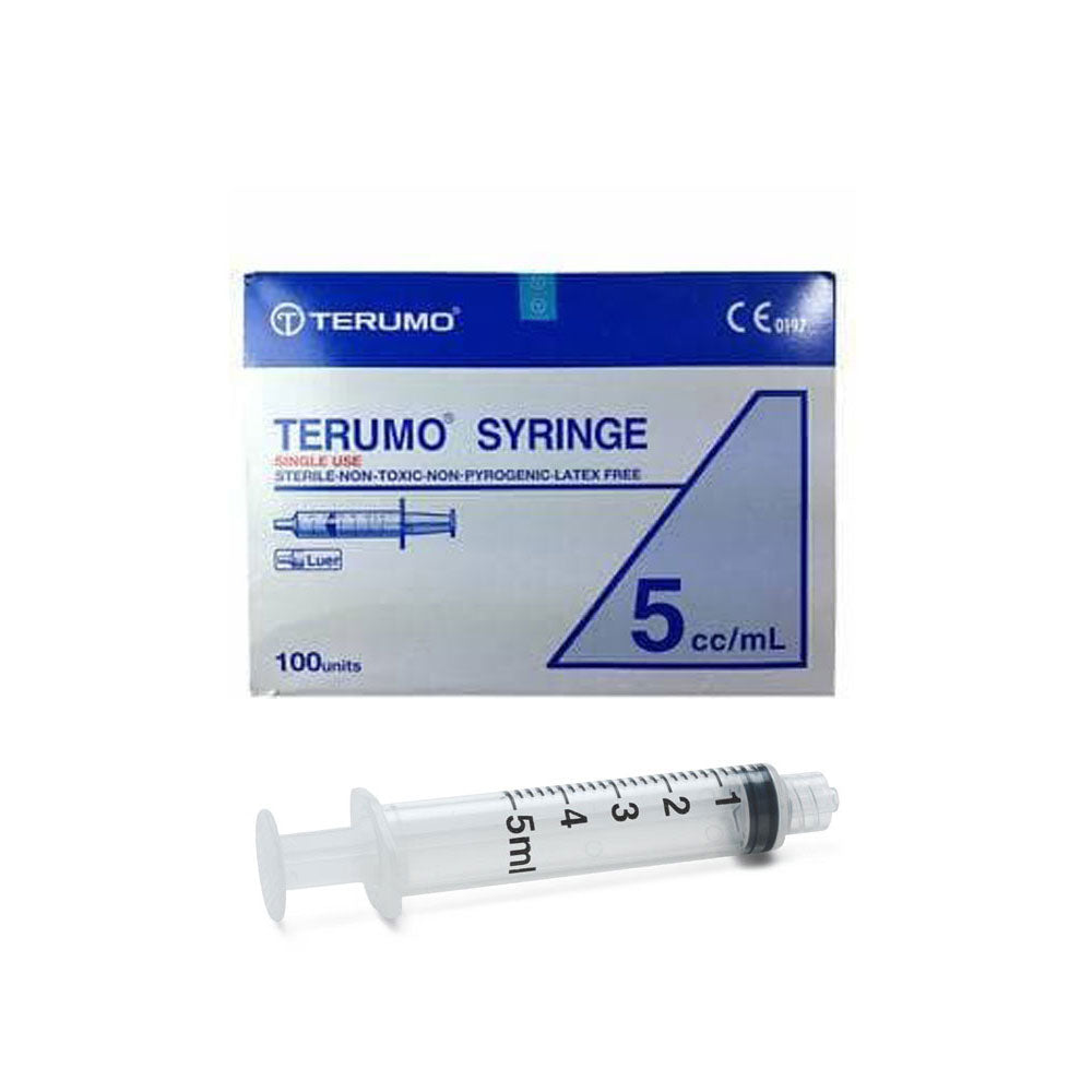 TERUMO SYRINGE WITHOUT NEEDLE 5ML SLIP TIP SS+05S 100S