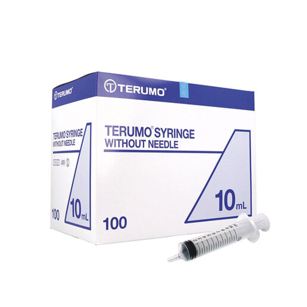 TERUMO SYRINGE WITHOUT NEEDLE 10ML SLIP TIP SS+10S 100S
