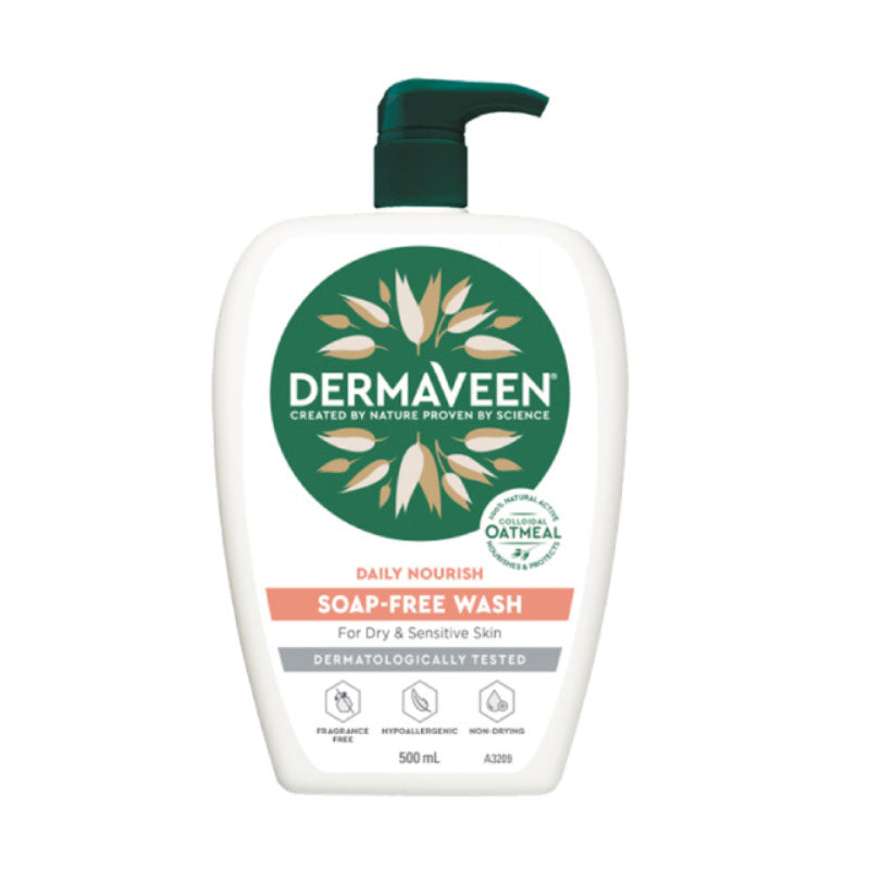 DERMAVEEN SOAP FREE WASH PH5.5 500ML