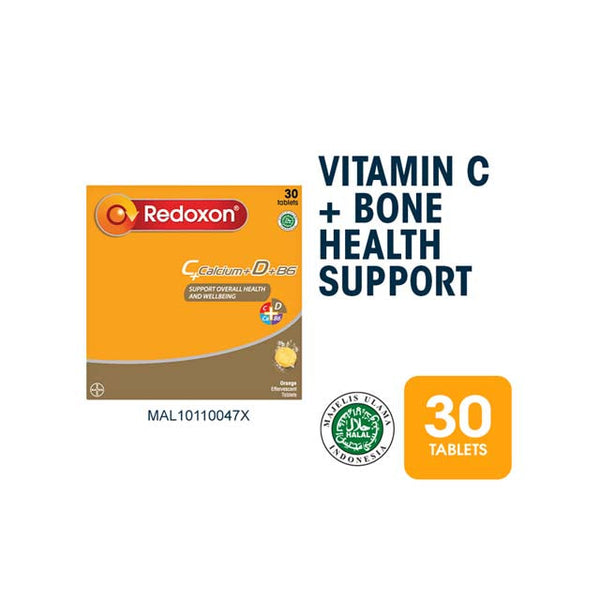 Redoxon Effervescent C +Calcium D3 +B6 10Sx3