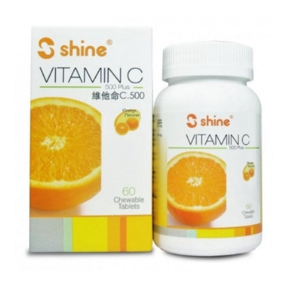 SHINE VIT C 500MG CHEWABLE TAB 60S