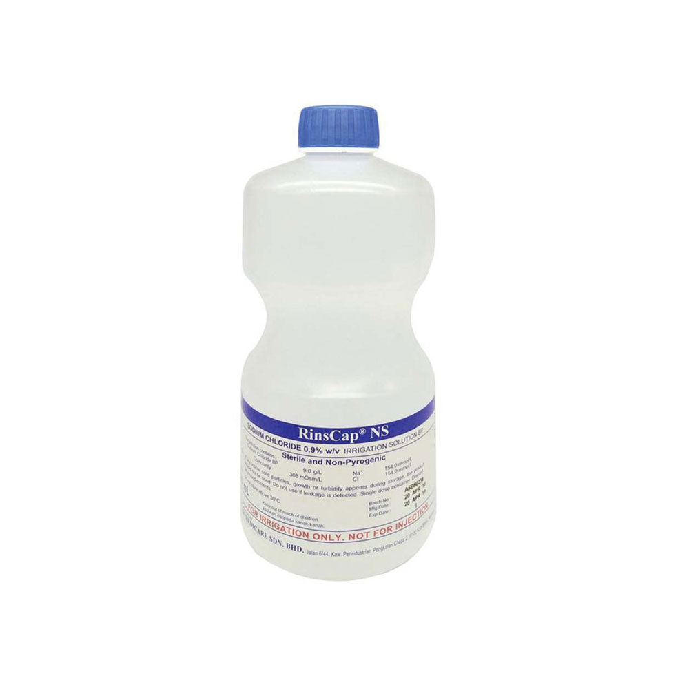 RINS NORMAL SALINE SODIUM CHLORIDE 0.9% FOR IRRIGATION (AIN) 1000ML