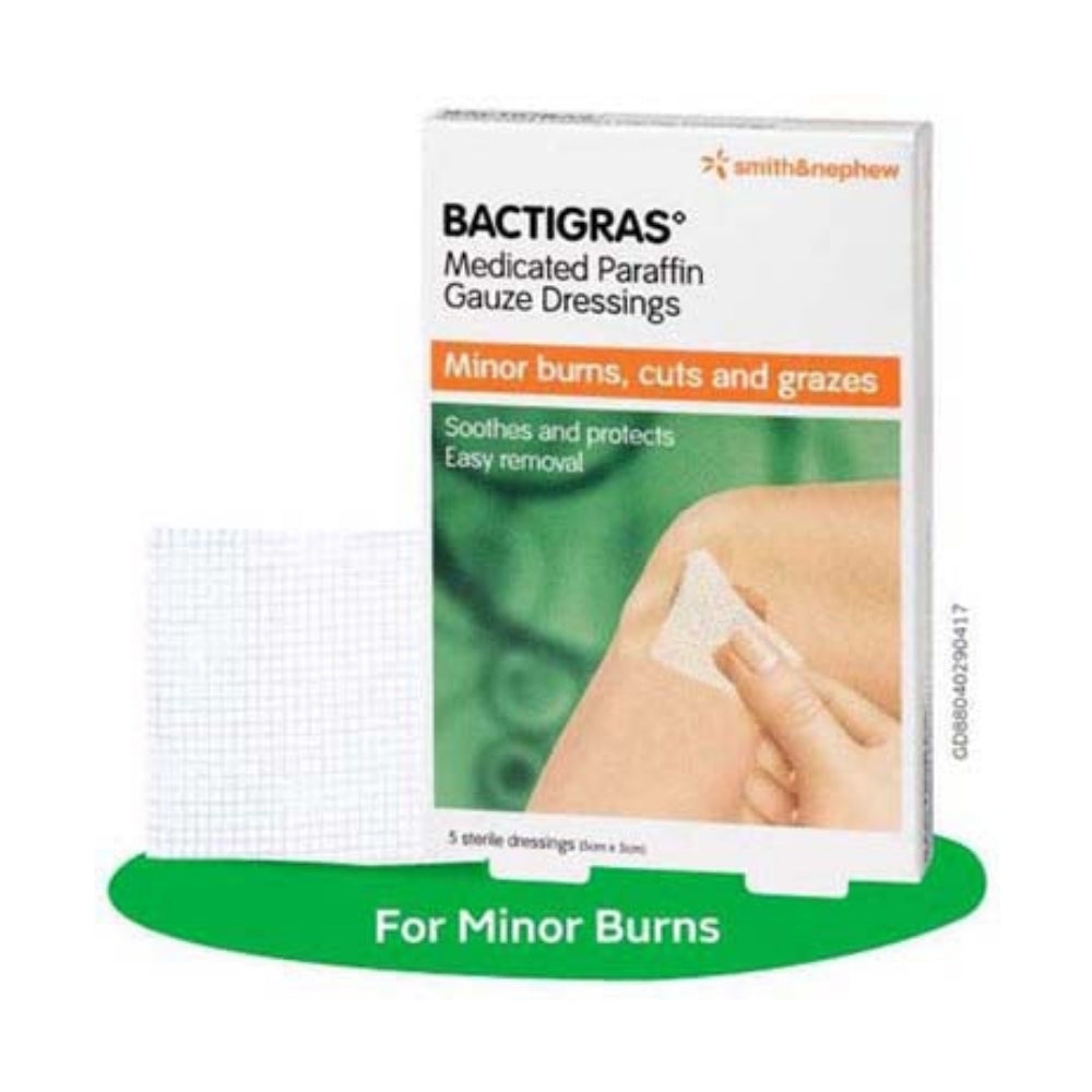 SMITH & NEPHEW BACTIGRAS 5CMX5CM (832566) 5S