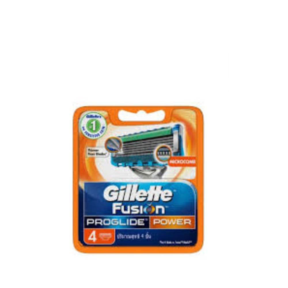 GILLETTE FUSION PROGLIDE POWER CARTRIDGES 4S