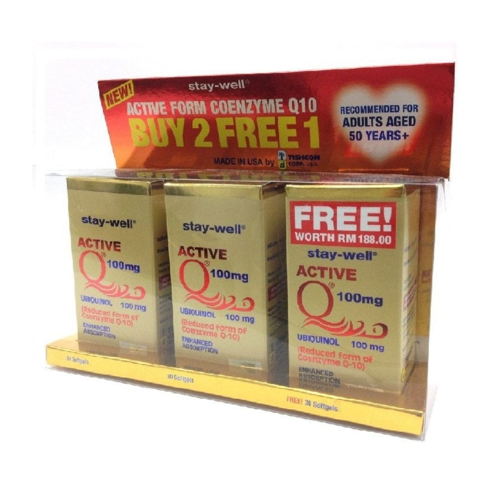 STAY WELL ACTIVE Q 100MG 30SX3 B2F1