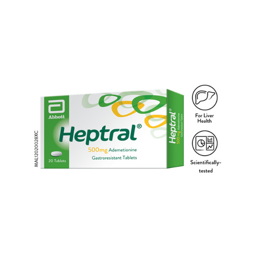 HEPTRAL 500MG TAB 20S