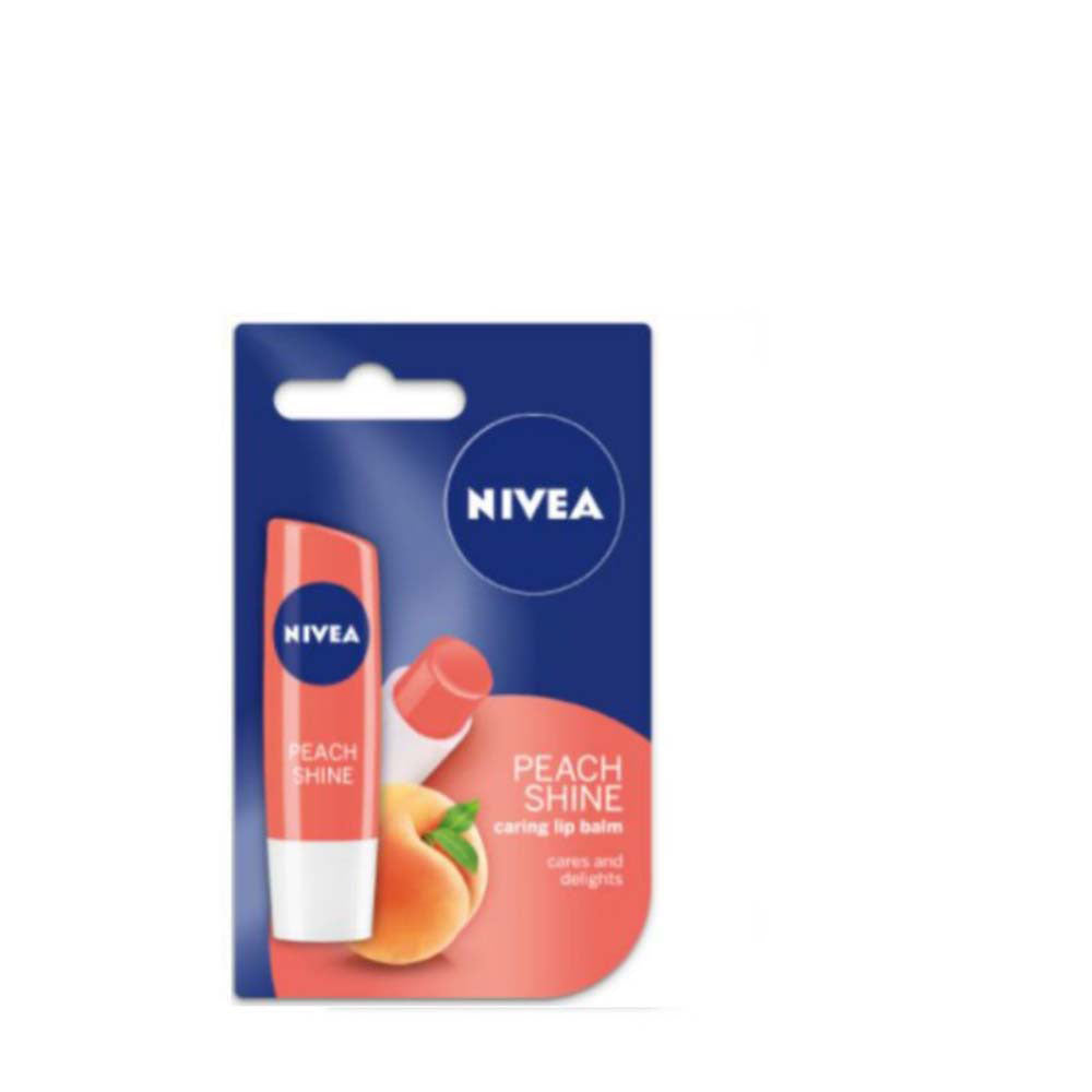 NIVEA LIP FRUITY SHINE PEACH 4.8G