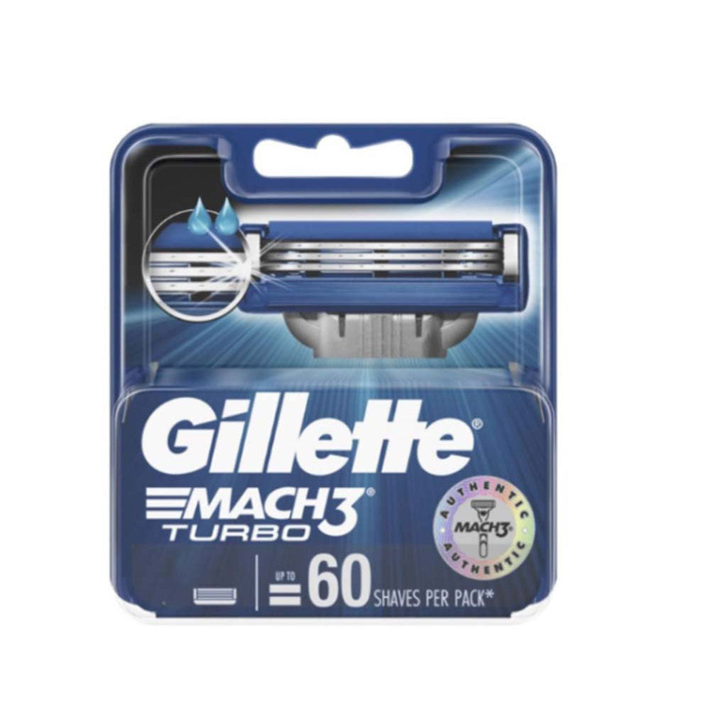 GILLETTE MACH 3 TURBO CARTRIDGES 4S