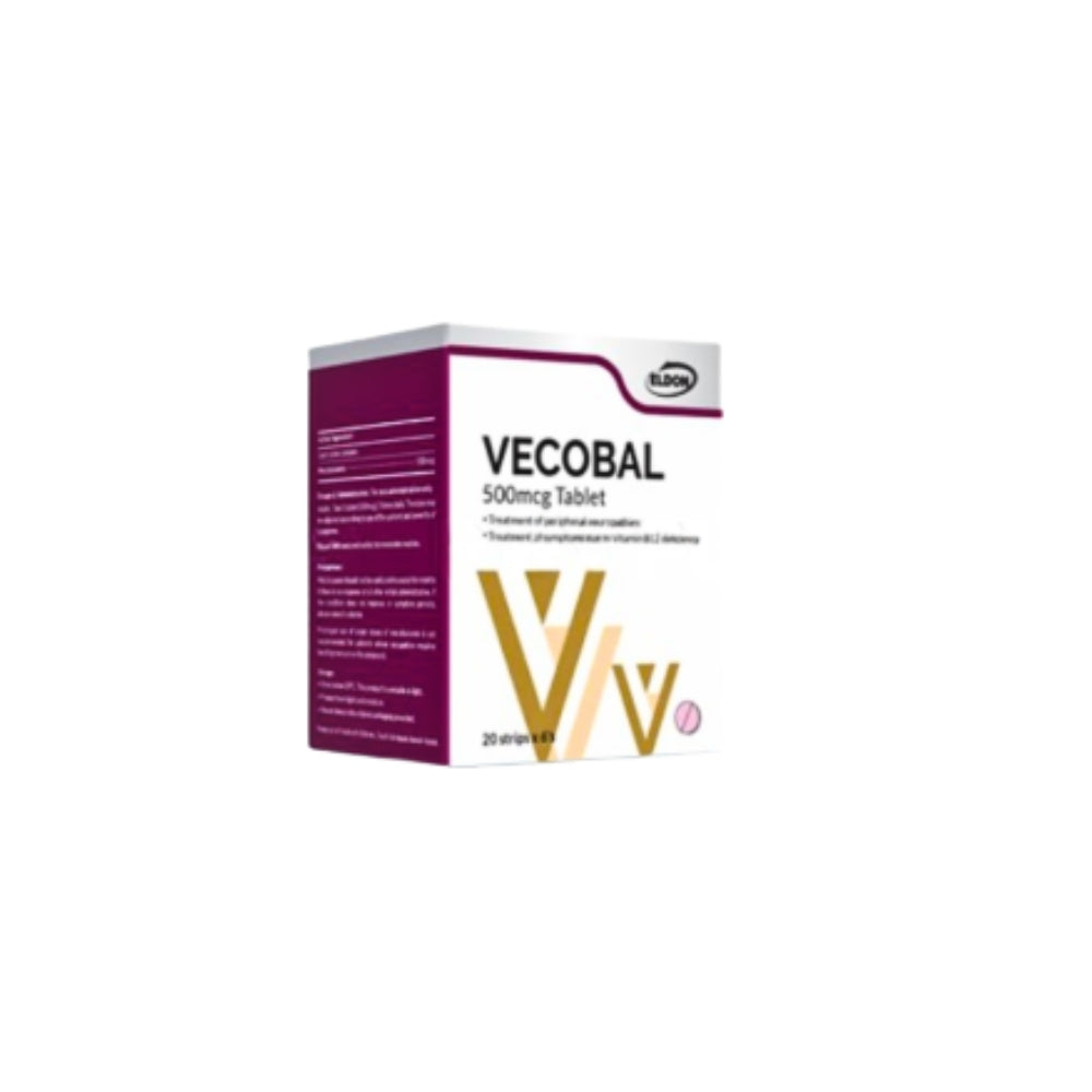 ELDON VECOBAL 500MCG 6SX20