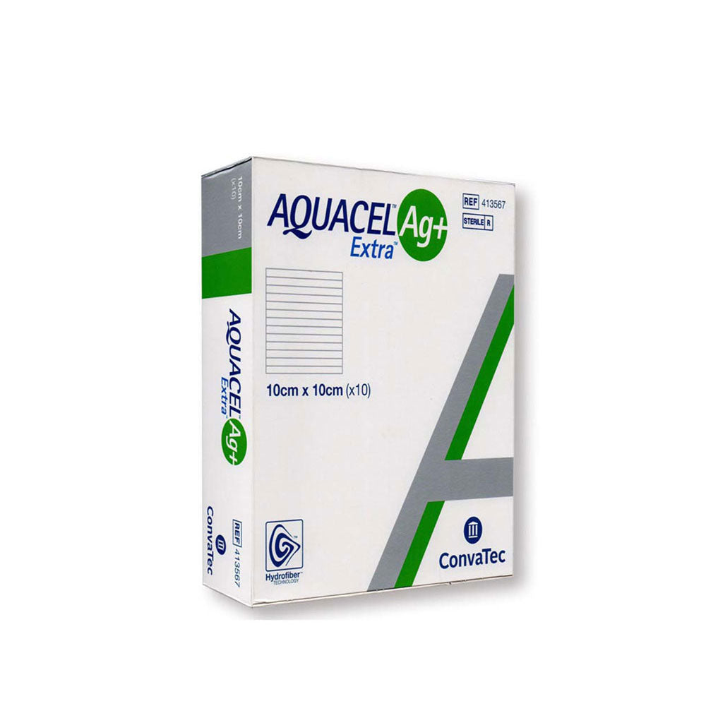 CONVATEC AQUACEL AG EXTRA 10CMX10CM (413567) 10S