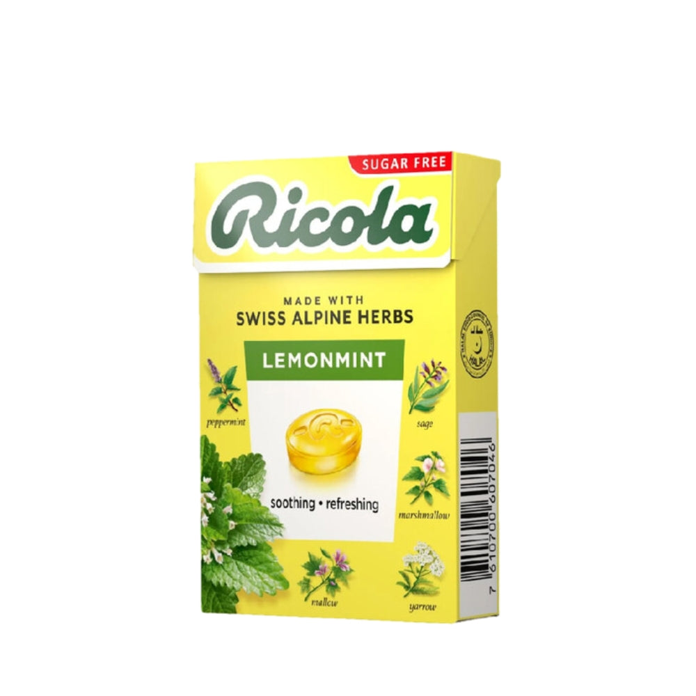 RICOLA LOZENGE LEMON MINT HERB 40G