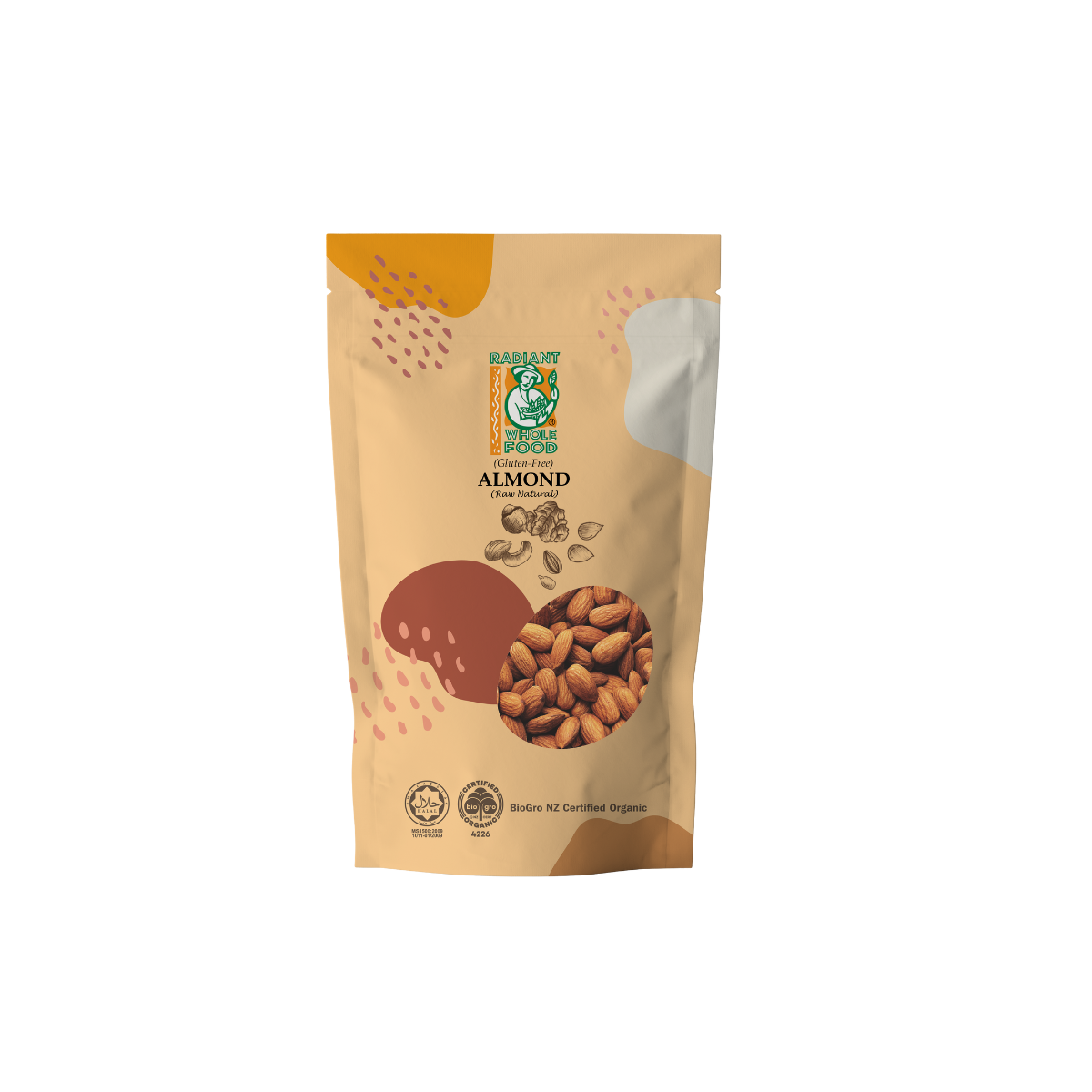 RADIANT ALMOND NATURAL 200G