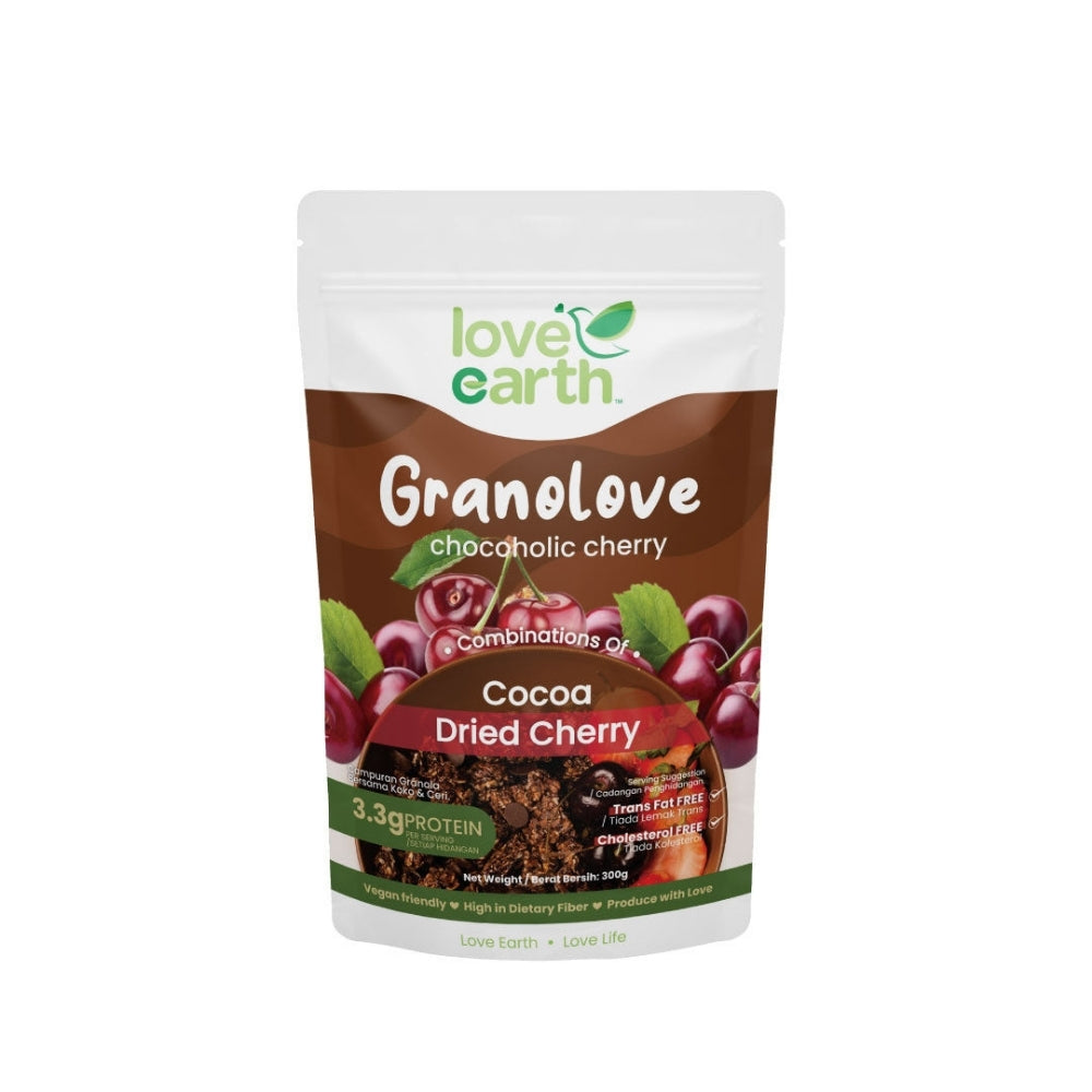 LOVE EARTH GRANOLOVE CHOCOHOLIC CHERRY 300G