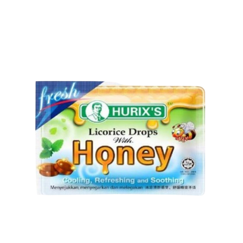 HURIXS LICORICE DROPS WITH HONEY 6S