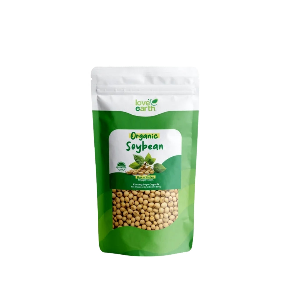 LOVE EARTH ORGANIC SOYBEAN 500G