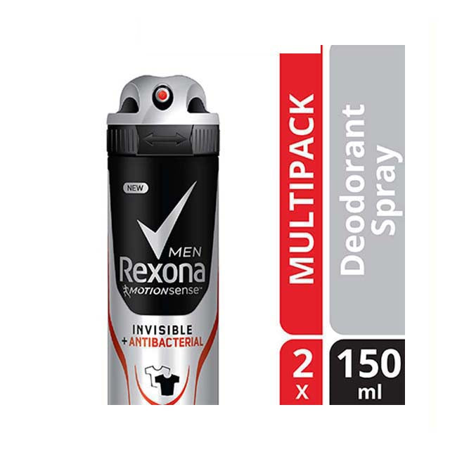 Rexona Essentials REXONA MEN DEODORANT SPRAY ADVANCED PROTECT INVISIBLE+ANTIBACTERIAL 13