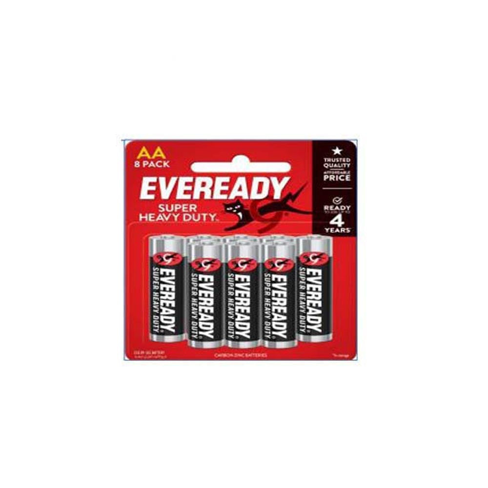 EVEREADY SUPER HEAVY DUTY AA 8S