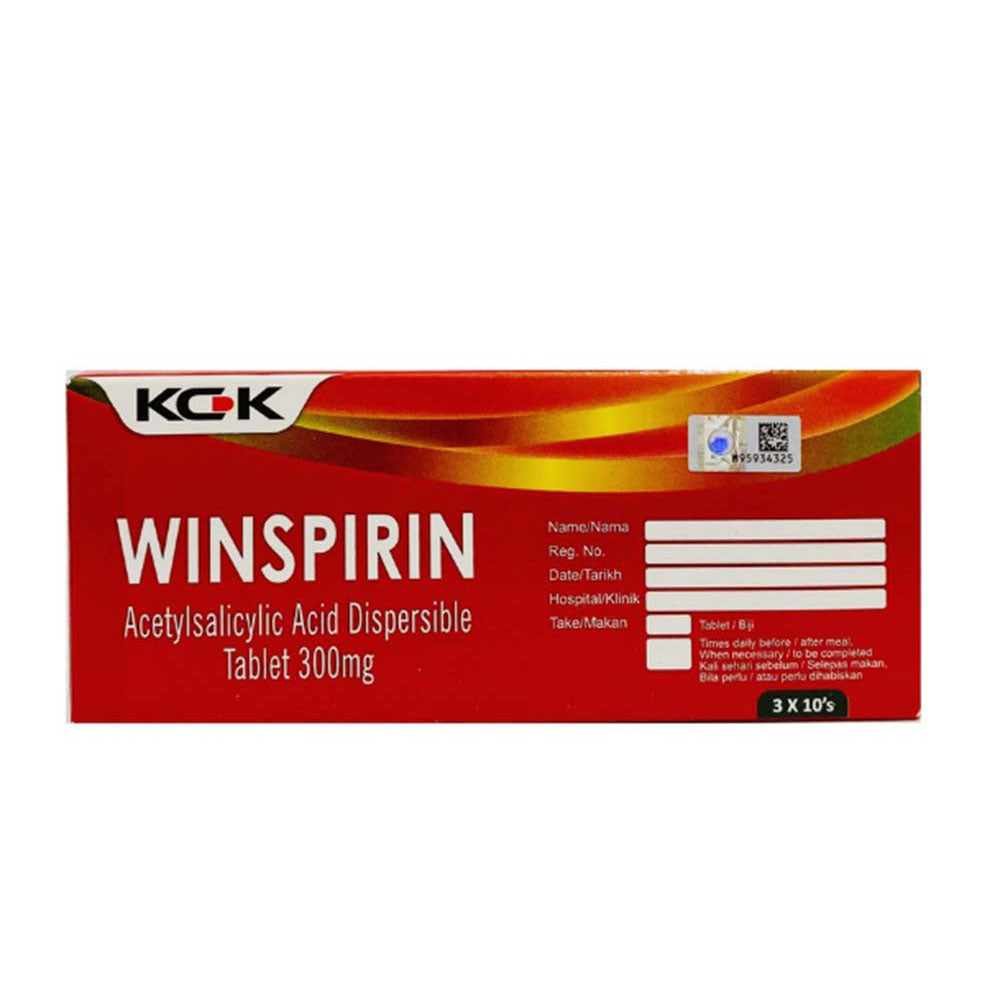WINSPIRIN 300MG TAB 10SX3