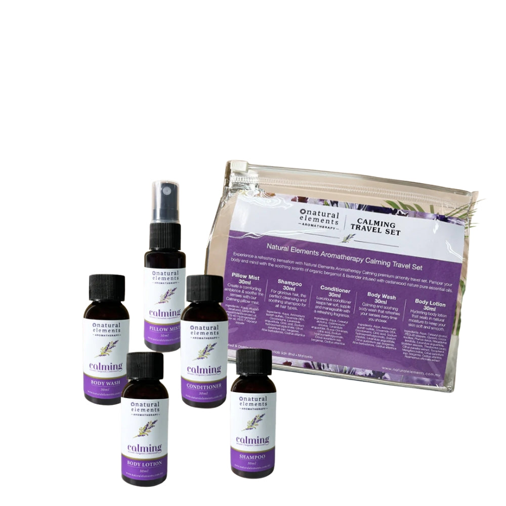 NATURAL ELEMENTS AROMATHERPY CALMING TRAVEL SET