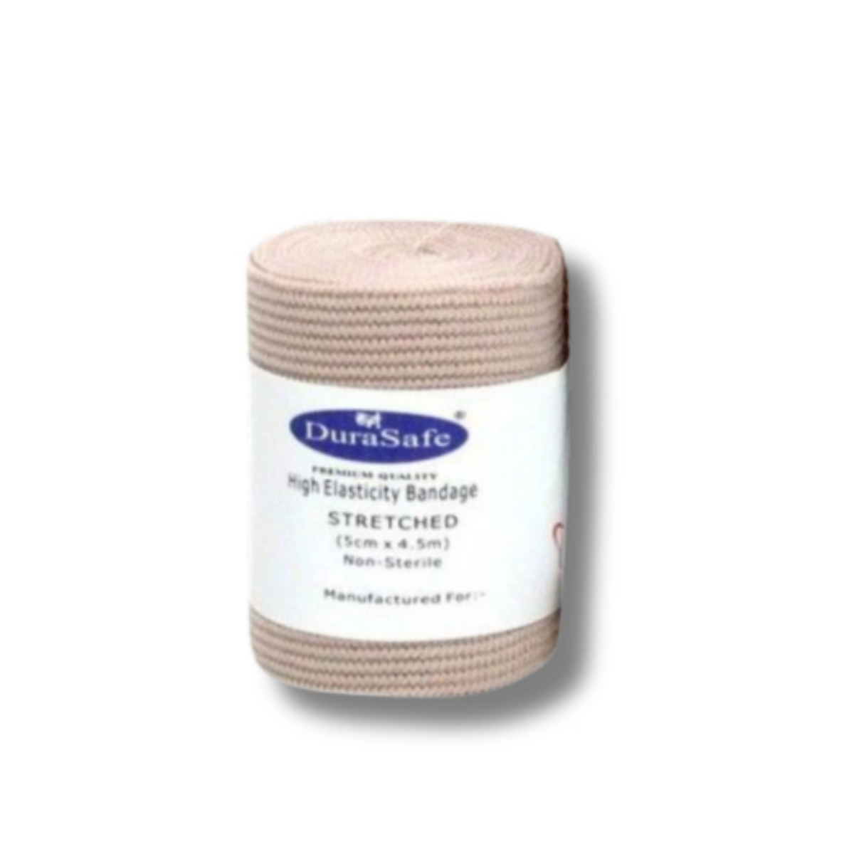 DURASAFE ELASTIC CREPE BANDAGE 5CM X 4.5M