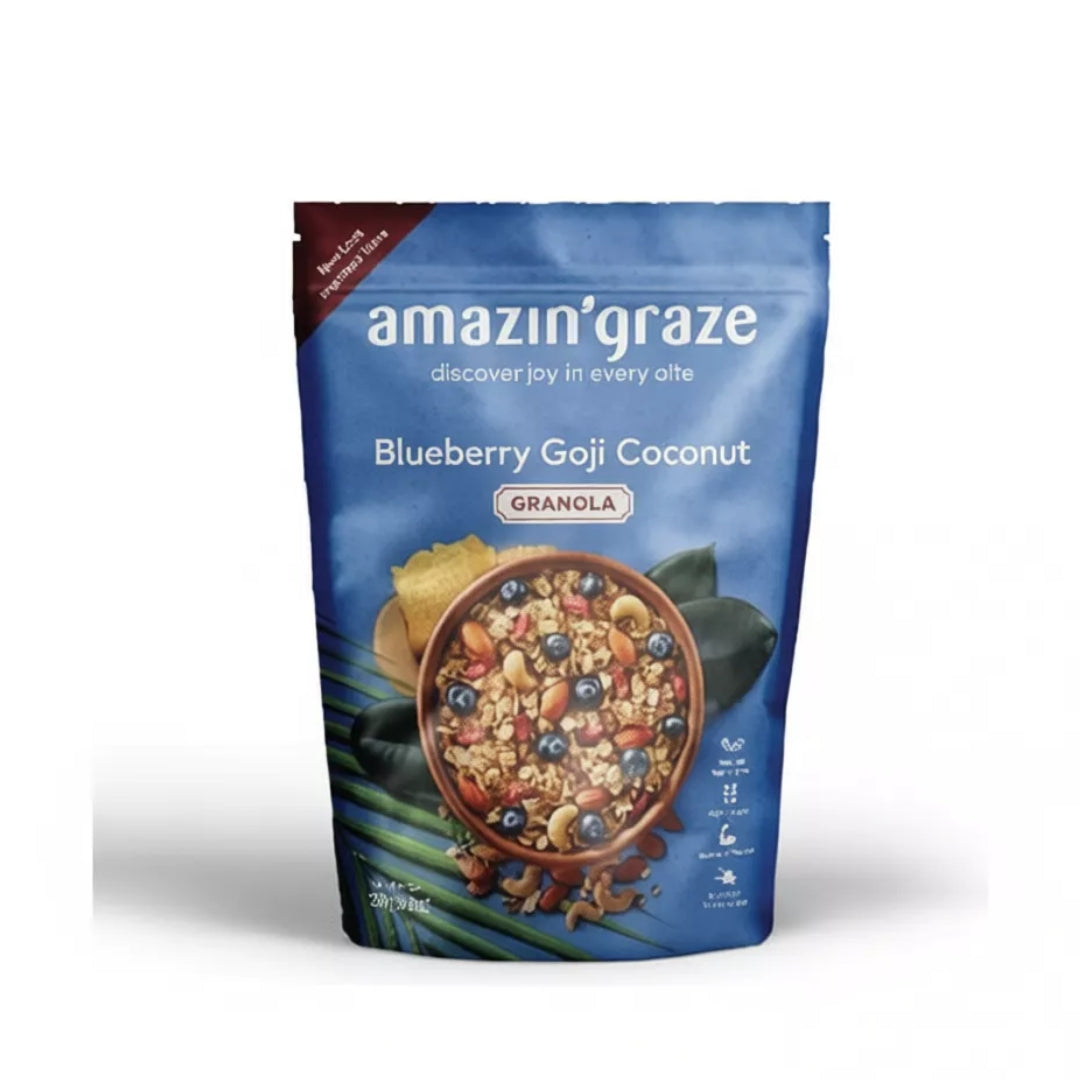 AMAZIN BLUEBERRY GOJI CCT GRANOLA 250G