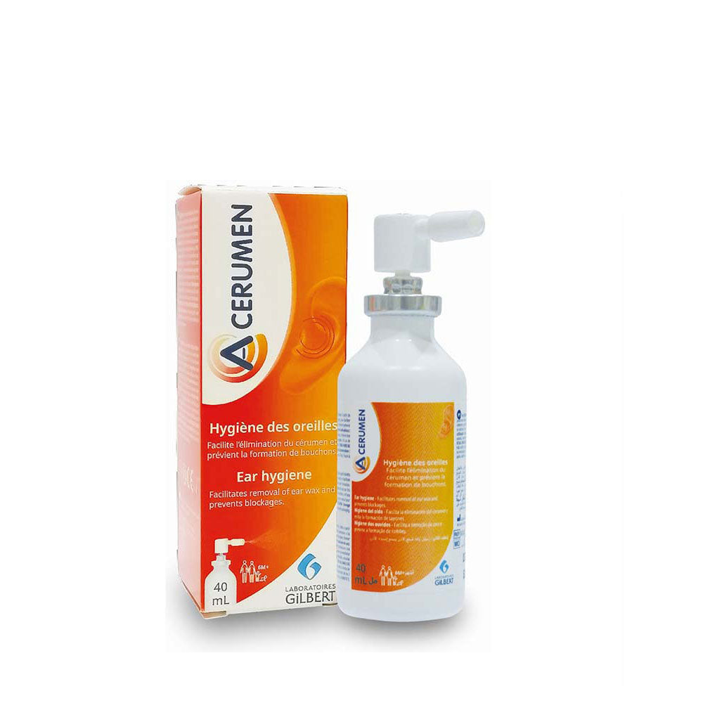 A-CERUMEN SPRAY EAR HYGIENE DISSOLVE EARWAX 40ML