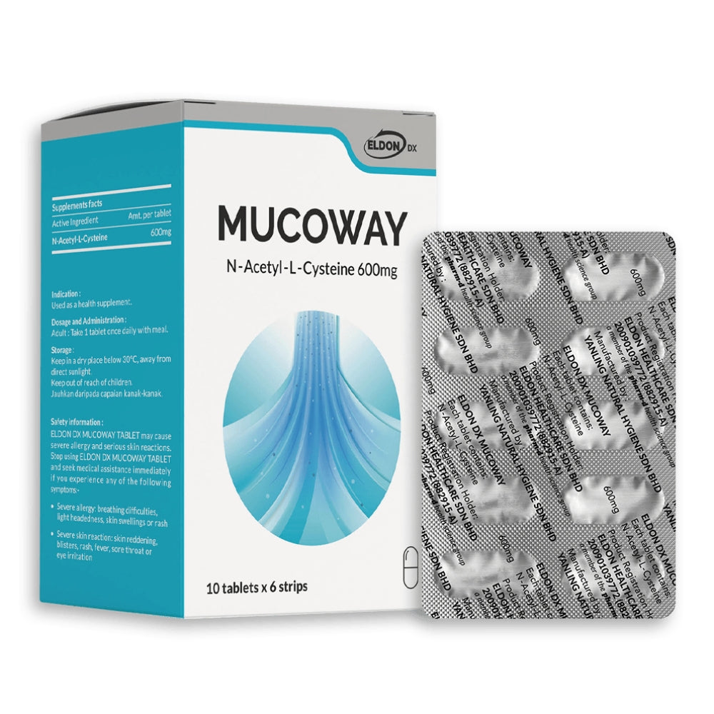 ELDON DX MUCOWAY 600 (NAC 600MG) 10SX6