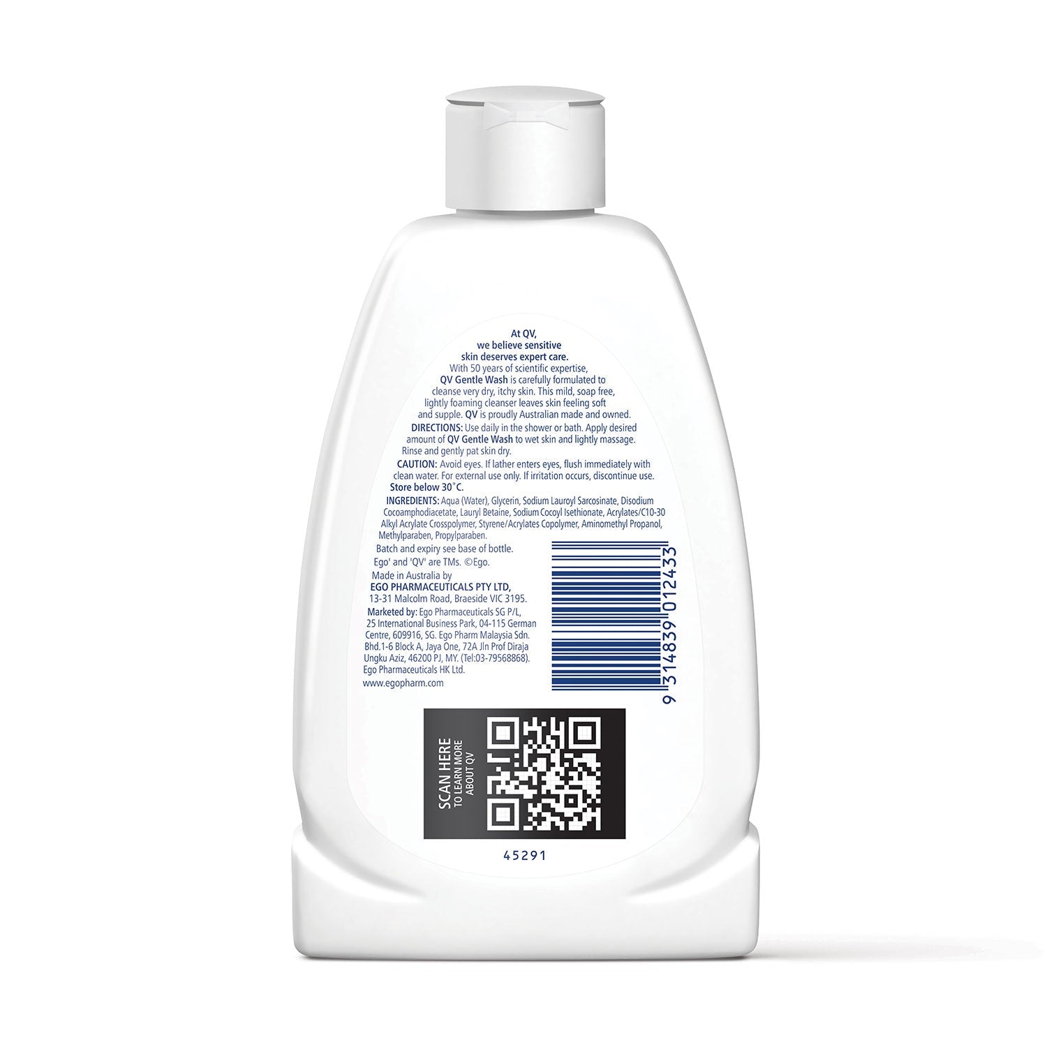 QV GENTLE WASH 250G