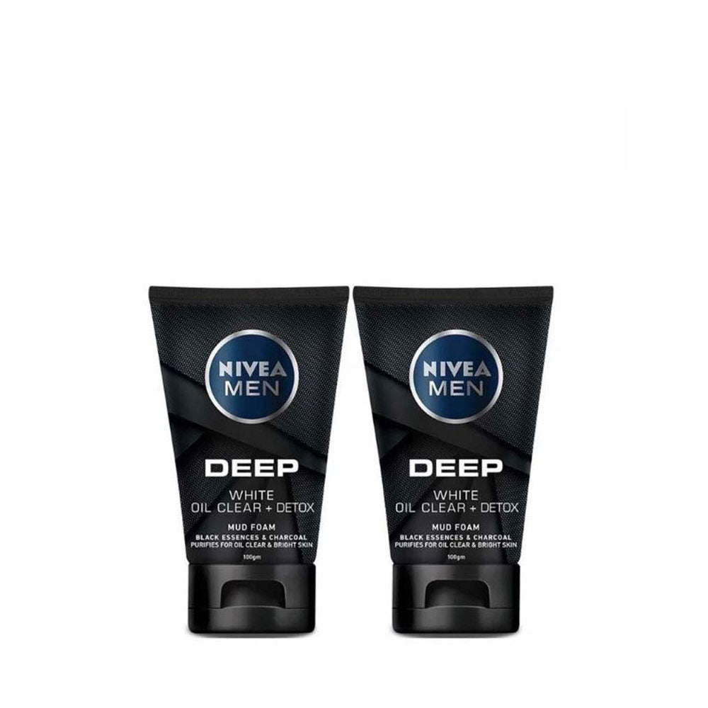 NIVEA MEN DEEP BRIGTENING OIL CLEAR MUD FOAM 100ML 2S