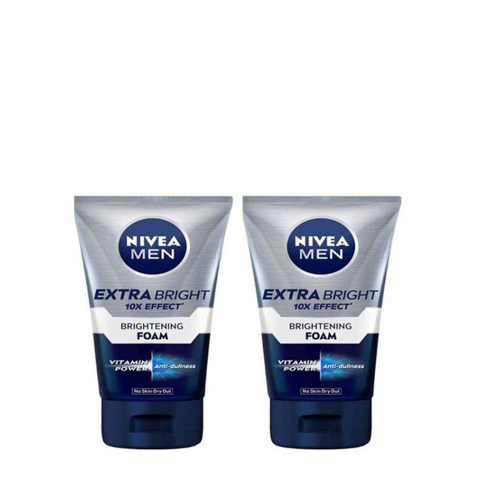 NIVEA MEN EXTRA BRIGHT MUD FOAM 3D ACTION 100G 2S
