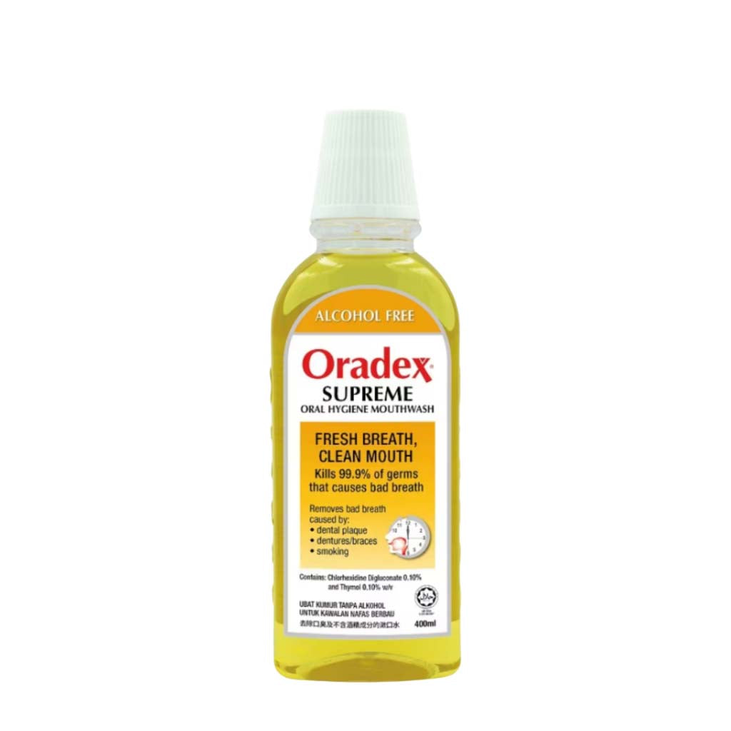 ORADEX SUPREME MOUTHWASH 400ML