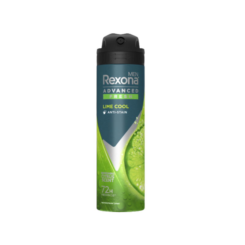 REXONA MEN DEODORANT SPRAY ADVANCED FRESH LIME COOL 135ML
