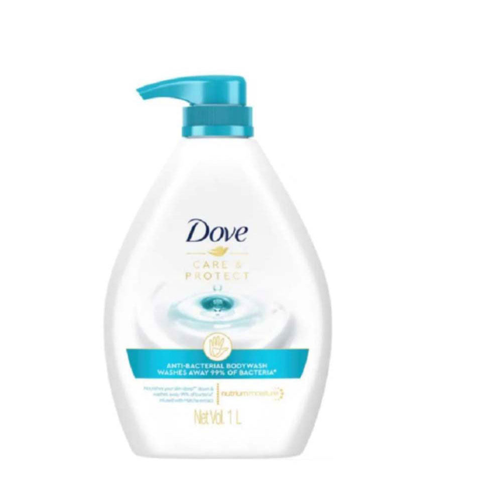 DOVE BODY WASH CARE & PROTECT 1L