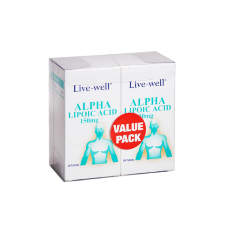 LIVE WELL ALPHA LIPOIC ACID 50SX2
