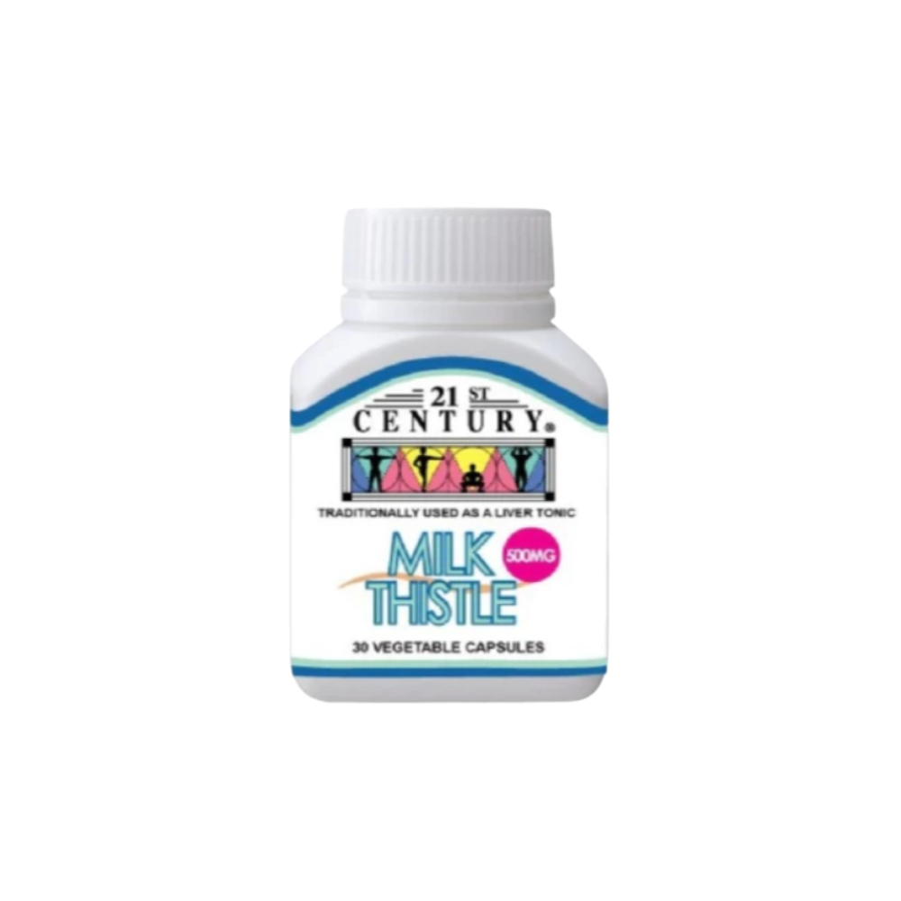 21ST CENTURY MILK THISTLE 500MG 30S