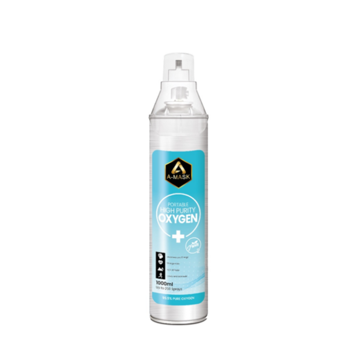 A-MASK PORTABLE HIGH PURITY OXYGEN 1L