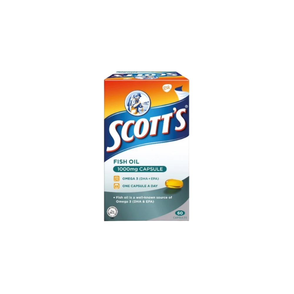 SCOTTS FISH OIL 1000MG 60S