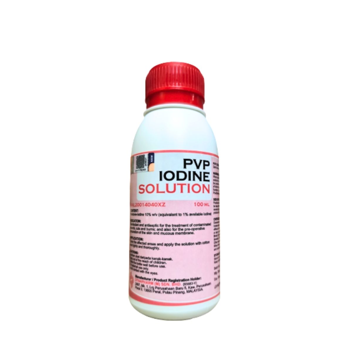 PVP IODINE SOLUTION 10% 100ML