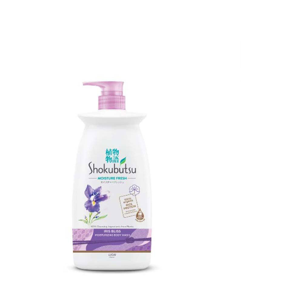 SHOKUBUTSU BODY WASH MOISTURE FRESH IRIS BLISS 900G