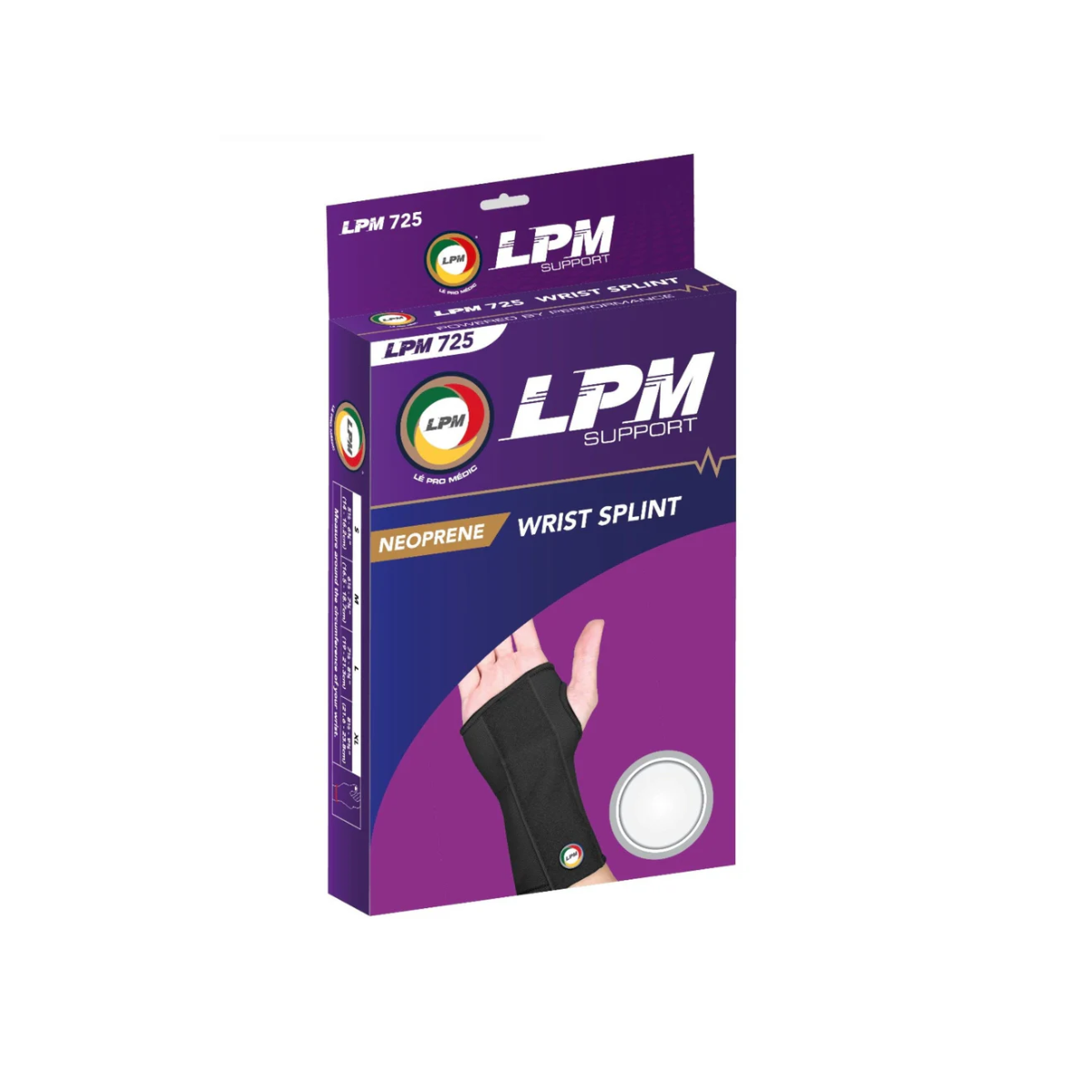 LPM WRIST SPLINT LEFT/RIGHT 725 L
