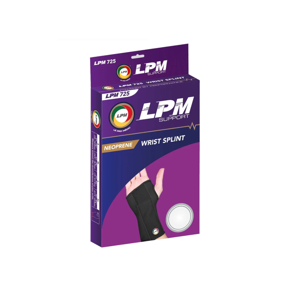 LPM WRIST SPLINT LEFT/RIGHT 725 S