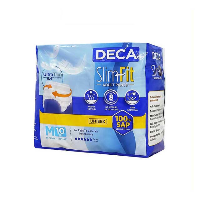 Decafit DECA SLIM FIT ADULT PANTS M 10S | Official CARiNG Pharmacy eStore Malaysia