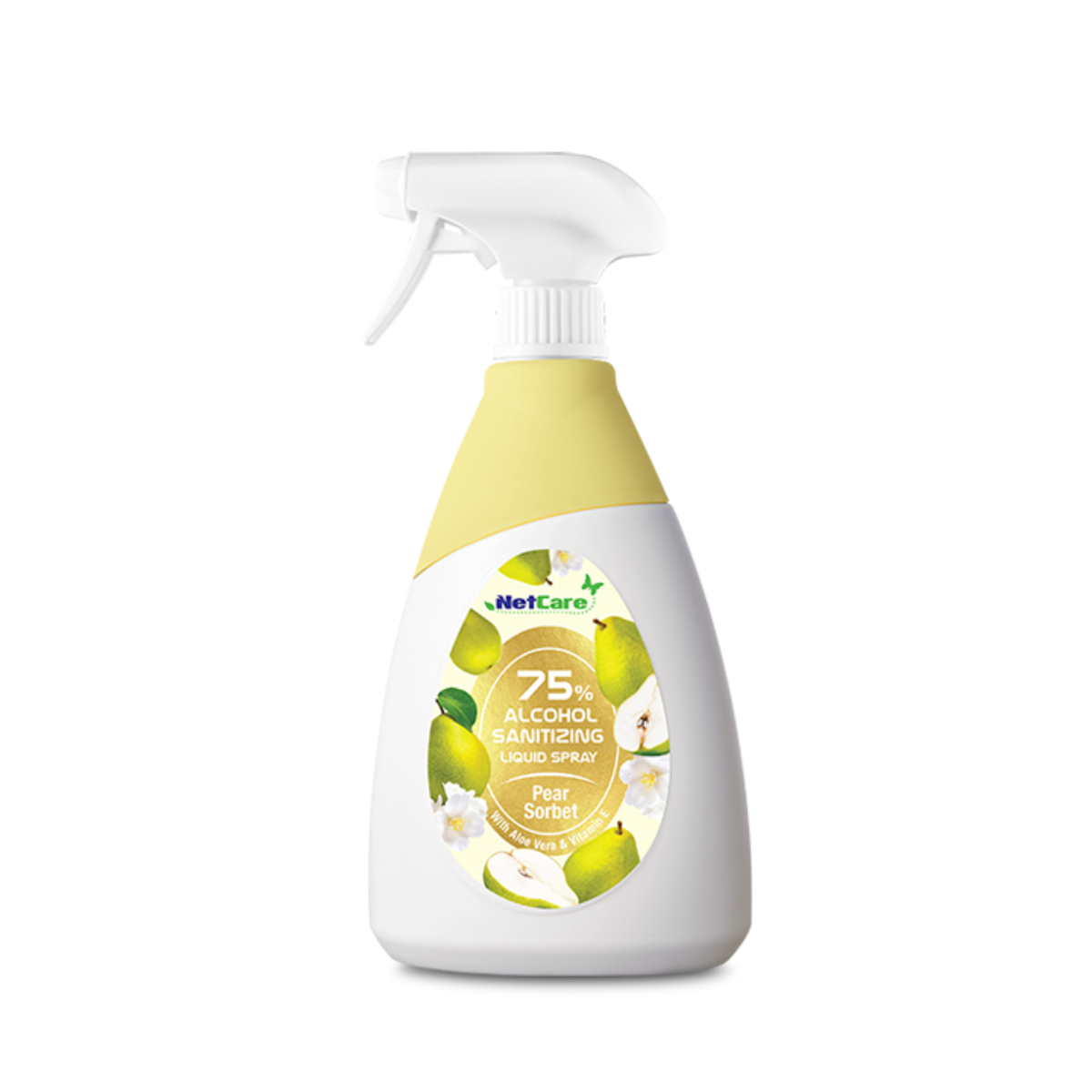 NETCARE 75% ALCOHOL SANITIZING LIQUID SPRAY PEAR SORBET 500ML