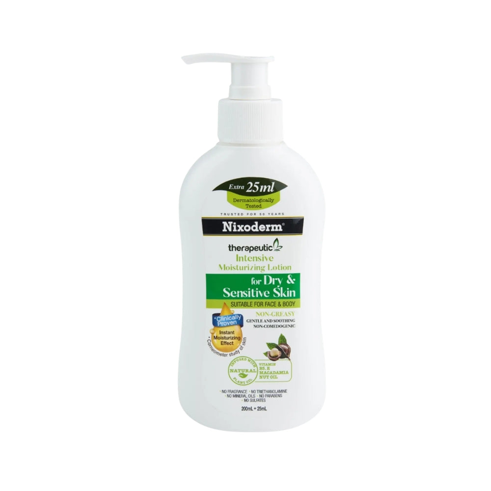 NIXODERM INTENSIVE MOISTURIZING LOTION 200ML + 25ML