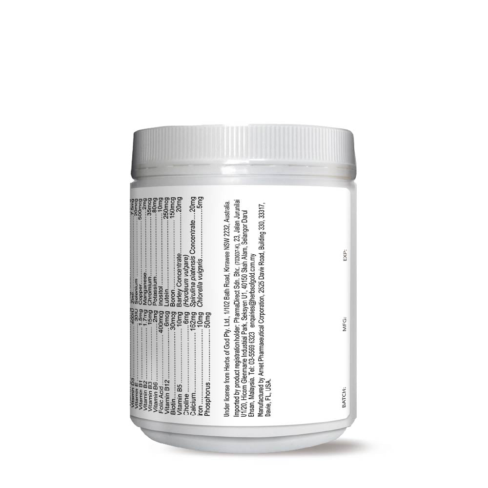 HERBS OF GOLD MULTIVITAMIN PLUS 120S