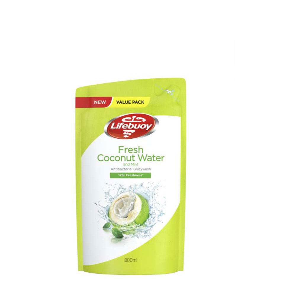 LIFEBUOY FRESH COCONUT WATER BODY WASH REFILL 800ML