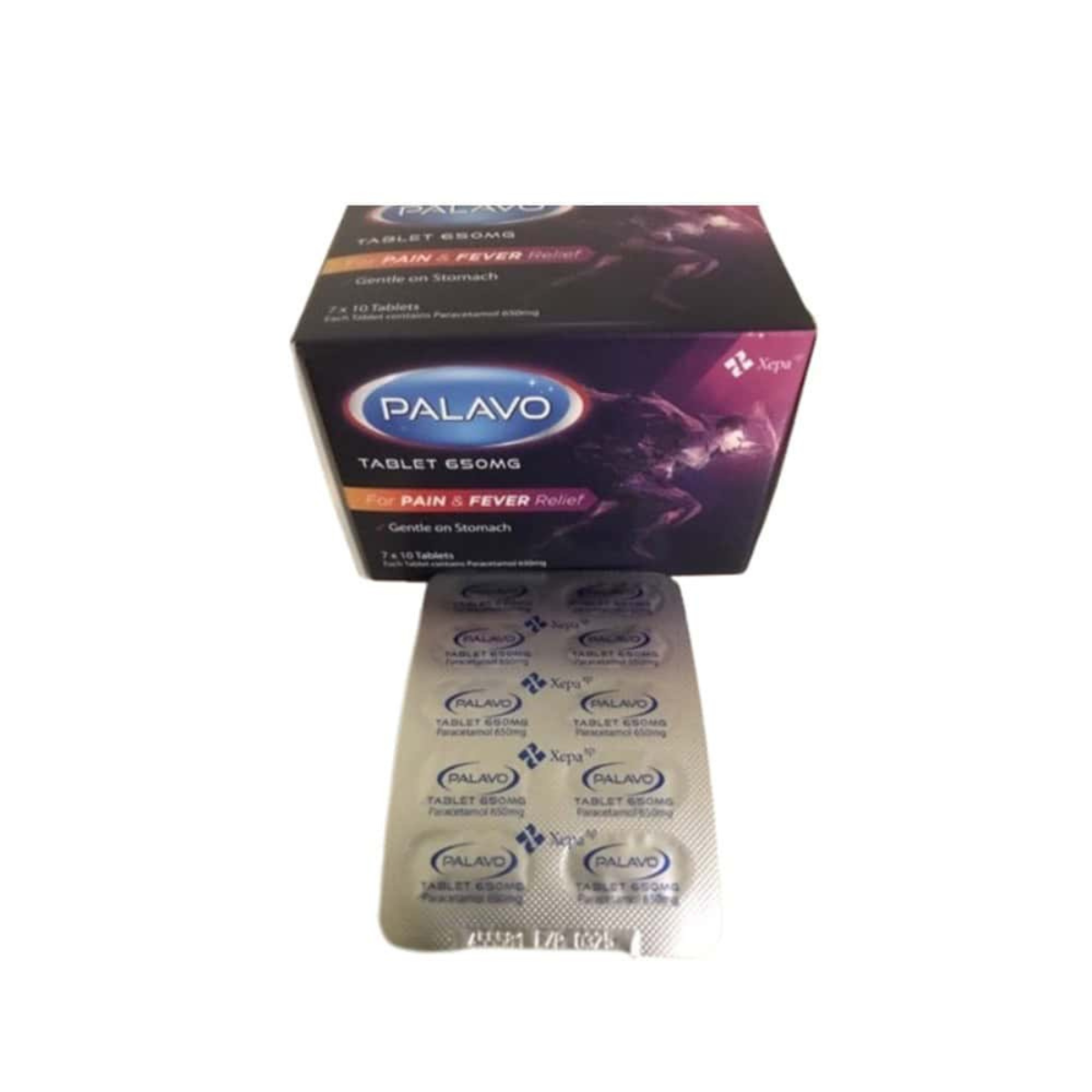PALAVO 650MG TAB 10SX7